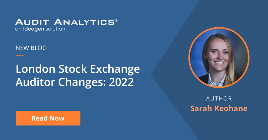 London stock exchange auditor changes 2022